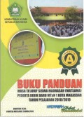 Buku Panduan Masa Ta'aruf Siswa Madrasah (MATSAMA) Peserta Didik Baru MTsN 1 Kota Makassar Tahun Pelajaran 2018/2019